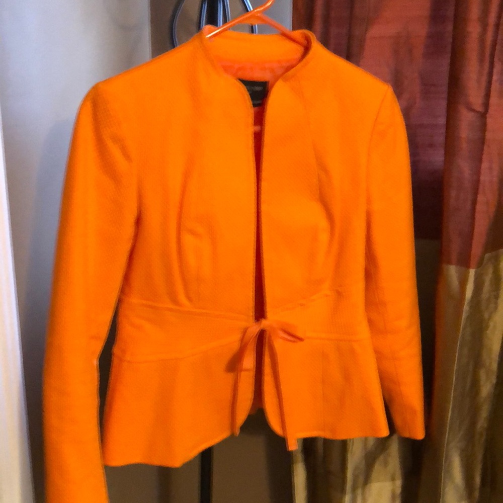 Focus 2000 jacket petite 6 in beautiful, vibrant orange